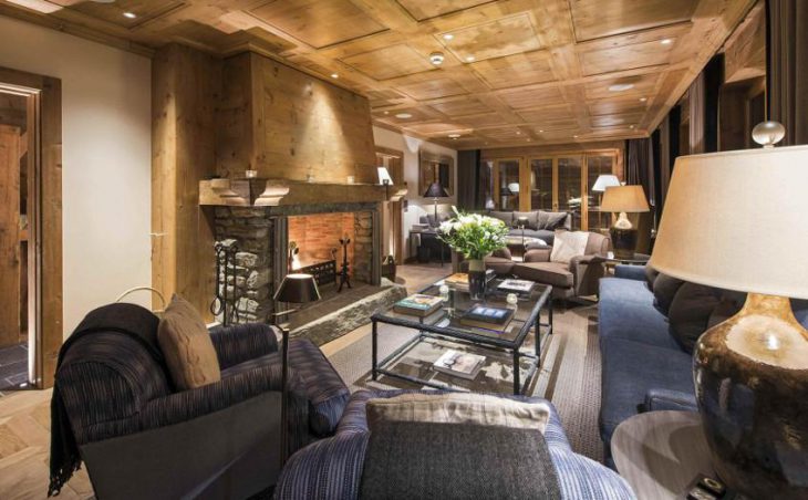 Chalet Chouqui, Verbier, Fire Place Lounge